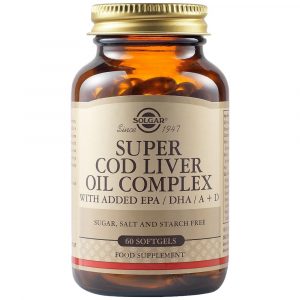 Solgar Cod Liver Oil Super Complex Softgels 60S