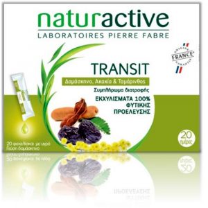 Naturactive Transit Συμπλήρωμα Διατροφής για τη Δυσκοιλιότητα 20 φακελίσκοι