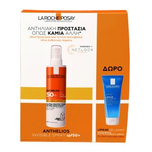 La Roche Anthelios Shaka Ultra Protection SPF50+ 200ml Promo + Lipikar Gel Lavant Sensitive Skin 100ml