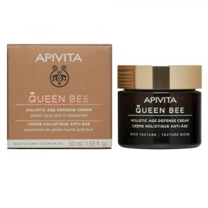 Apivita Queen Bee Cr. Ημέρας Πλούσιας Υφής με Ελ. Βασιλ. Πολτό 50ml