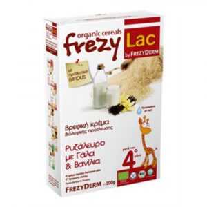 Frezylac Bio Cereal Ρυζάλευρο-Γάλα-Βανίλια 200 Gr