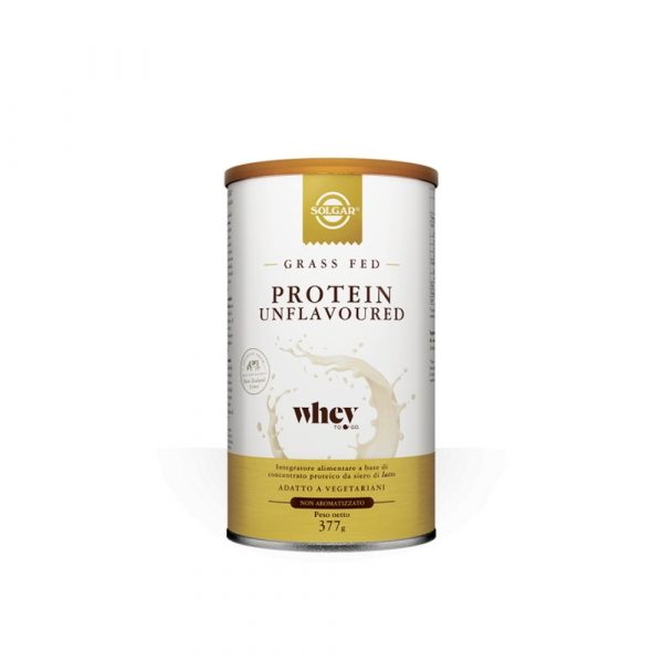 Solgar Whey To Go Protein Unflavoured Powder 377gr