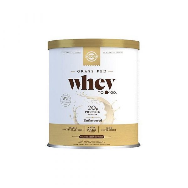 Solgar Whey To Go Protein Unflavoured Powder 1044gr