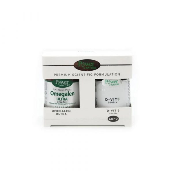 Power Platinum Omegalen Ultra 30S Caps Promo (+Δωρο D-Vit3 2000Iu 20S Tabs)