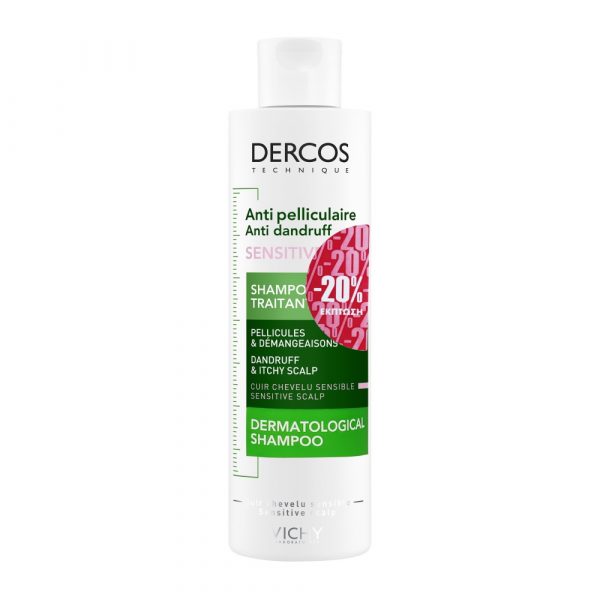 Vichy Dercos Antipel Sensitive Shampoo 200ml Pr(-20% Sticker)