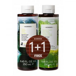 Korres Βασιλικός-Λεμόνι & Guava Αφρόλουτρο 1+1