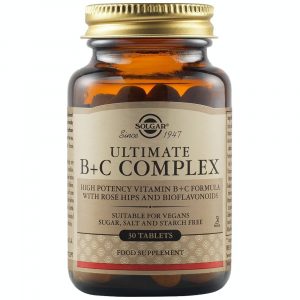 Solgar Vitamin B+C Complex Ultimate 30 Tabs