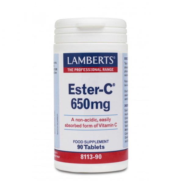 Lamberts Ester C 650Mg 90Tabs