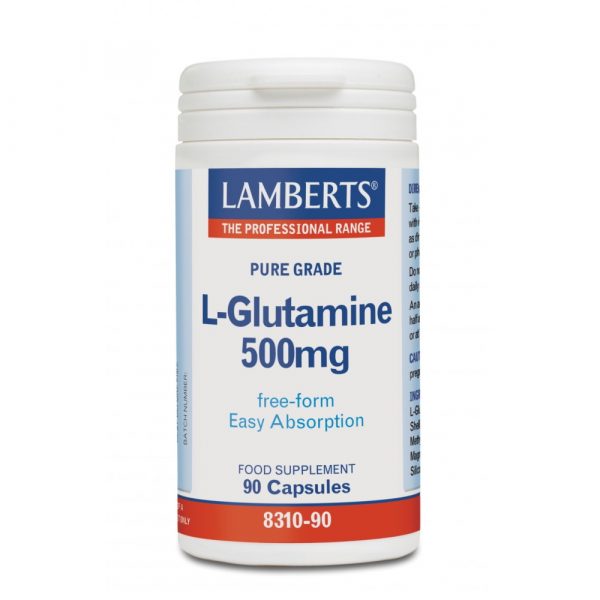 Lamberts L-Glutamine 500Mg 90Caps