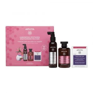 Apivita Hair Loss Kit Για Γυναίκες: Λoσιόν 250ml & Σαμπουάν 150ml & Κάψουλες Για Υγιιή Μαλλιά & Νύχια 30 Caps