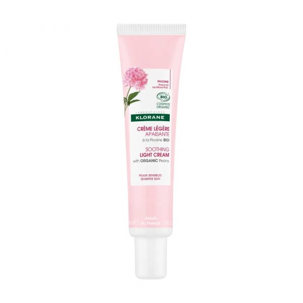 Klorane Pivoine Bio Creme Legere Apaisante 40ml