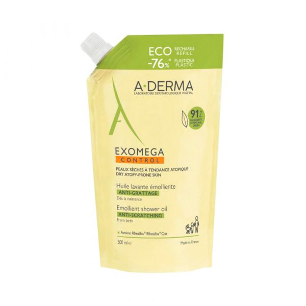 Aderma Exomega Control Huile Nettoyant Refill 500 ml