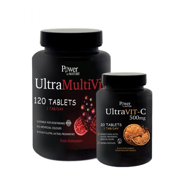 Power Sport Ultra Multivit 120S Promo (+ Δώρο Ultra Vit-C500Mg 20S)