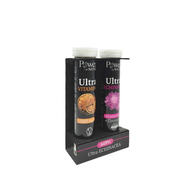 Power Sport Ultra Vitamin C 1000Mg 20S Promo (+ Δώρο Ultra Echinacea 20S