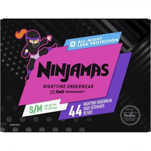 Pampers Ninjamas 4-7Y 1X60 Msb Girl