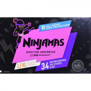 Pampers Ninjamas 8-12Y 6X9 Vp Girl