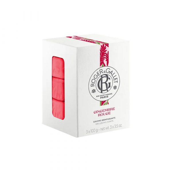 Roger&Gallet Gingembre Rouge Boite Savons 3 X 100G