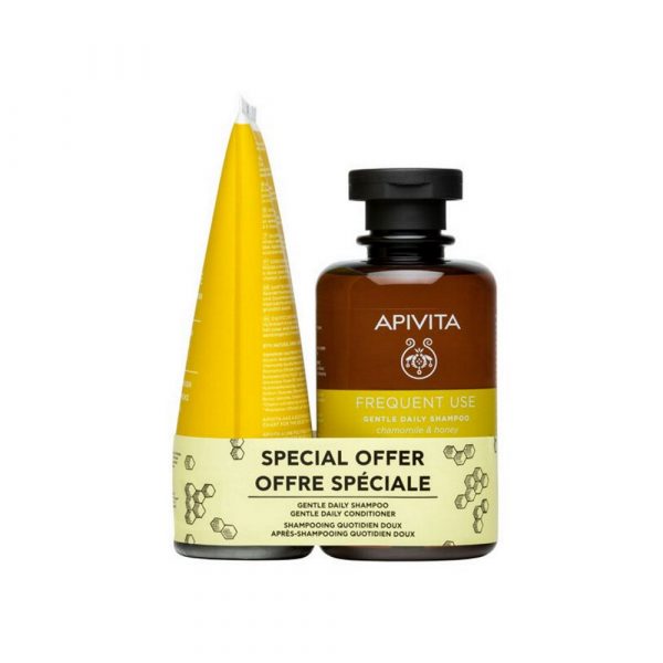 Apivita Σαμπουάν 250ml Promo (+Κρέμα Για Καθημερινή Χρήση 150ml)