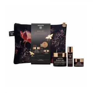 Apivita Royal Gift: Queen Bee Κρέμα Πλούσιας Υφής 50ml Promo (+Ορός 10ml & Μίνι Κρέμα Νύχτας 15ml)