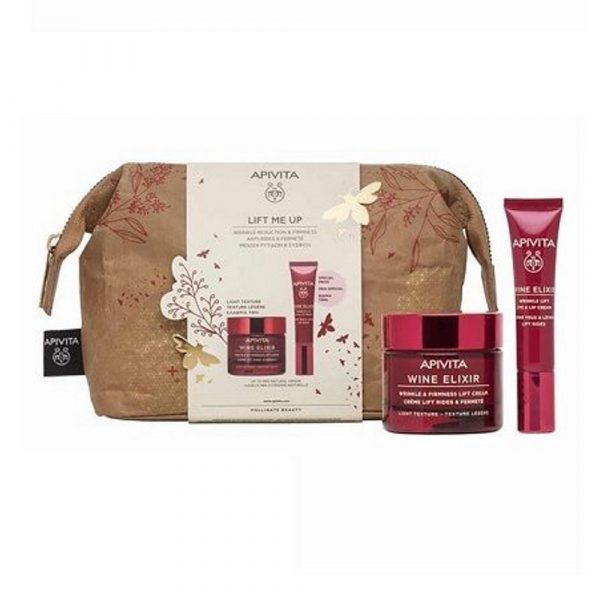 Apivita Lift Me Up: Wine Elixir Κρέμα Ελαφριάς Υφής 50ml Promo (Κρέμα Lifting 15ml)
