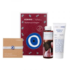 Korres Midnight Dahlia Αφρόλουτρο 250ml Promo +Body Milk 125ml + Δώρο Βραχιολάκι Ματάκι)