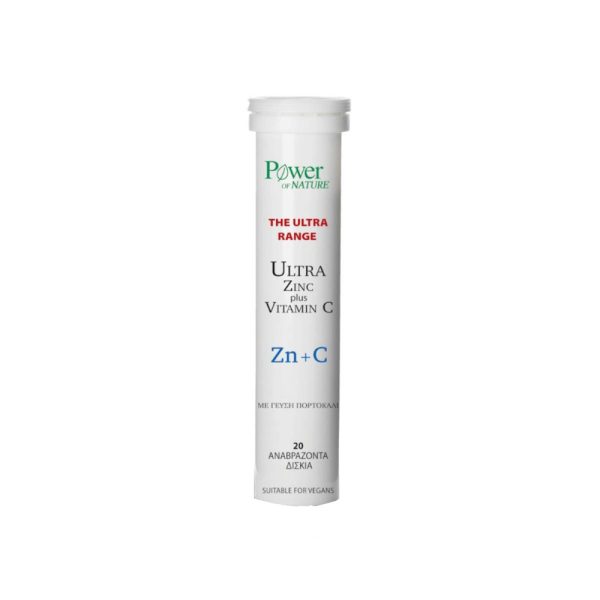 Power Ultra Zinc Plus Vitamin C 20S Eff. Tabs