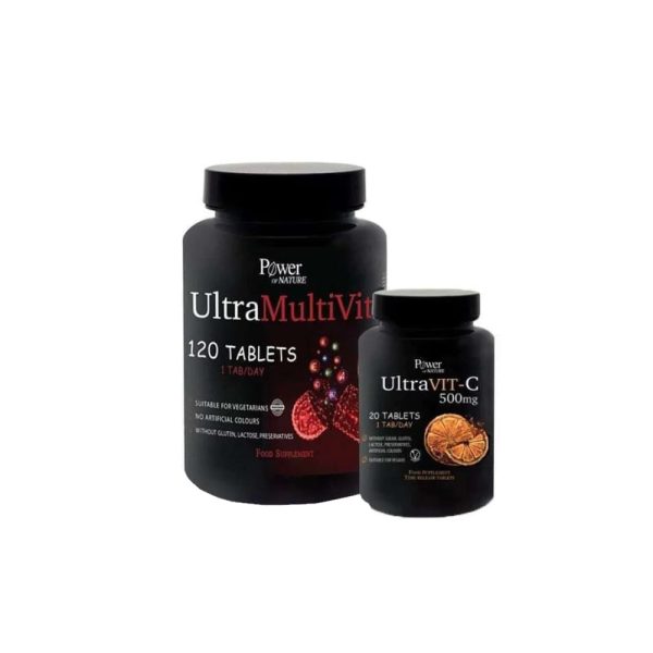 Power Ultra Multivit 120S Tabs + Ultravit-C 500Mg 20S Tabs