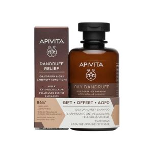 Apivita Dandruff Relief Oil 50ml Promo (+Oil Dandruff Shampoo 250ml)
