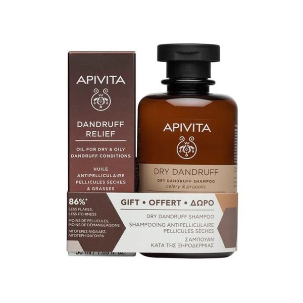 Apivita Dandruff Oil Promo (+Dry Dandruff Shampoo 250ml)