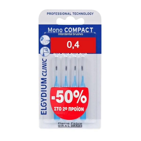 Elgydium Clinic Duo Monocompact Blue 0,4 2*4Un