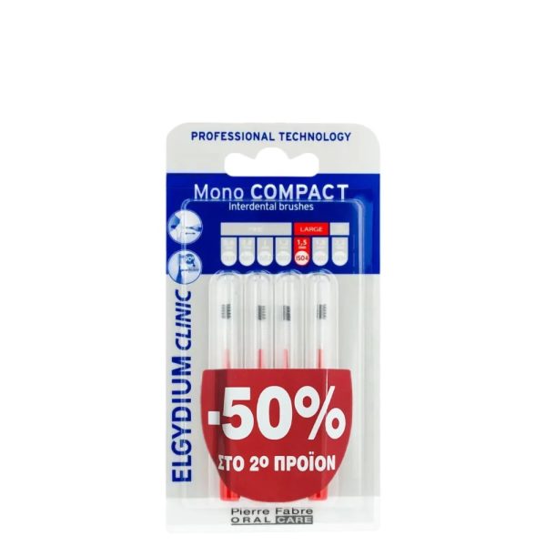 Elgydium Clinic Duo Monocompact Red 0,7 2*4Un