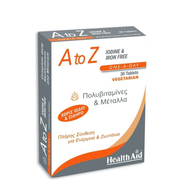 Health Aid A To Z Iodine & Iron Free