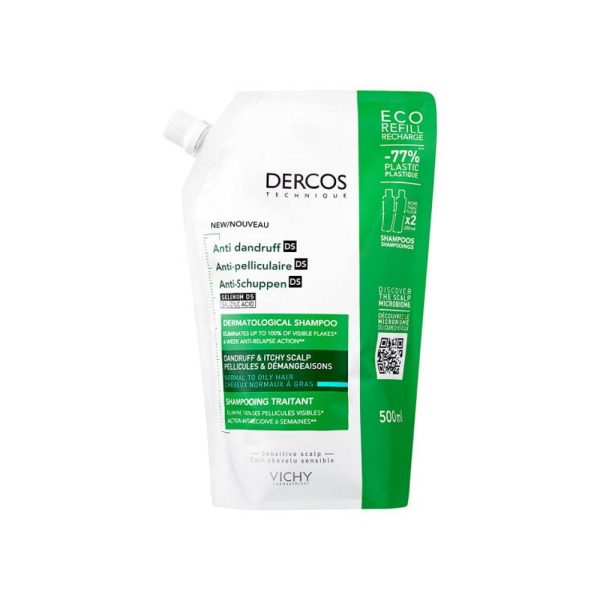 Vichy Dercos Anti-Dandruff Ds Oily Refill 500ml
