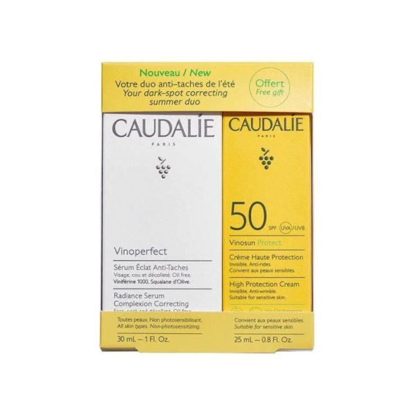 Caudalie Vinoperfect Serum & Suncare Set 2023