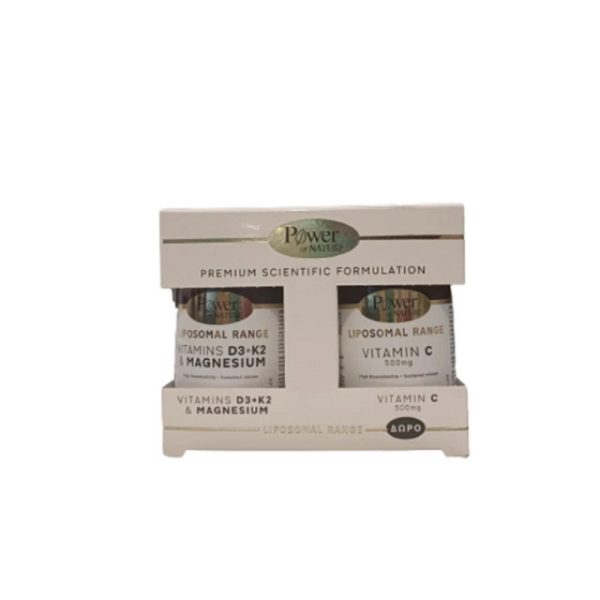 Power Liposomal Vitamin D3&K2&Mg 30S Promo (+Δώρο Liposomal Vitamin C 500Mg 30S)