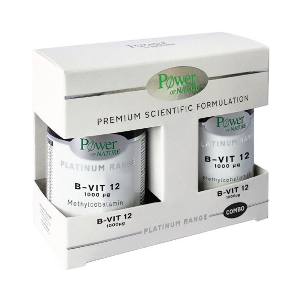 Power Platinum B-Vit12 1000Μg 60S + B-Vit12 1000Μg 60S