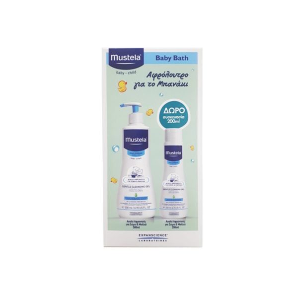 Mustela Normal Skin Gentle Cleansing Gel 500ml promo (+200ml)