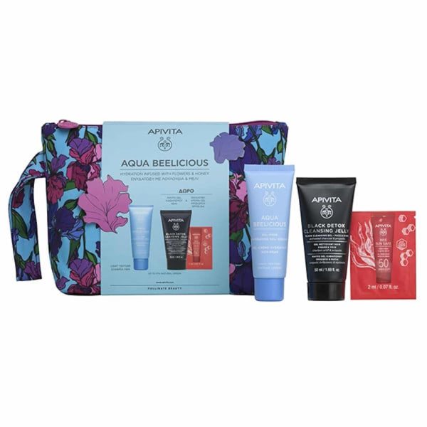 Apivita Aqua Beelicious Κρέμα Gel Ελ. Υφης 40ml Promo (+Δώρο Μίνι Gel 50ml&Bee Sun Safe Κρέμα Spf50 2ml)