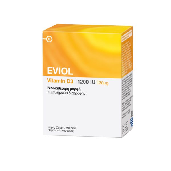 Eviol Vitamin D3 1200Iu 60caps