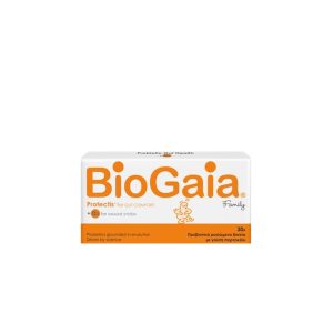 Biogaia Protectis+D1 Family Γεύση Πορτοκάλι 30 Δισκία/Περιεκτη