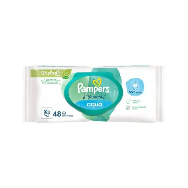 Pampers Wipes Harmonie Aqua Pf 14Χ48