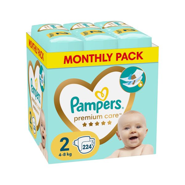 Pampers Premium Care Μεγ 2 1X224 Msb