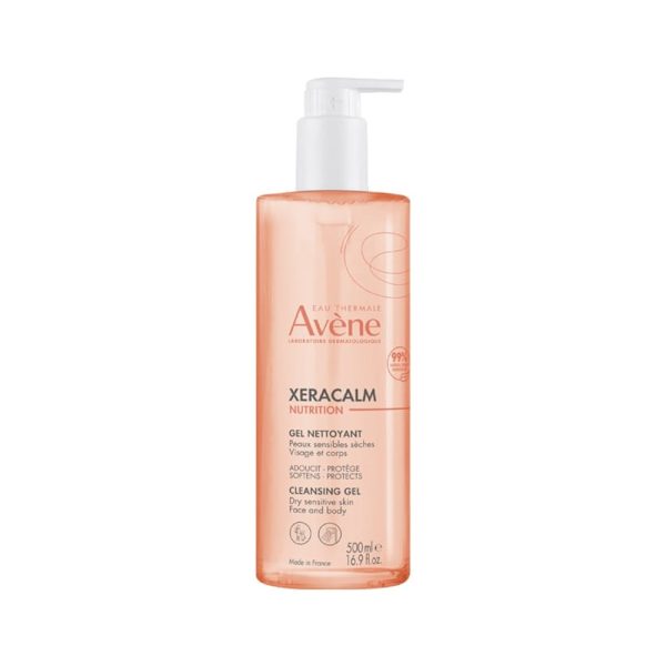 Avene Xeracalm Nutrition Gel Nettoyant 500ml