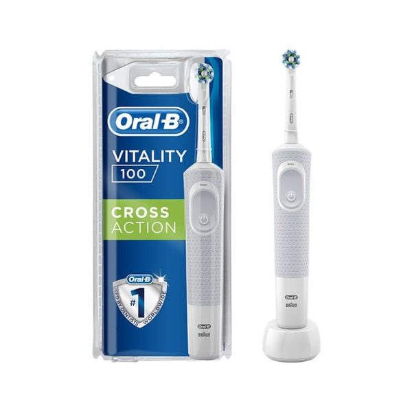 Oral B Οδοντόβουρτσα Ηλεκτρ. Vitality Cross Action White Cls 1X1