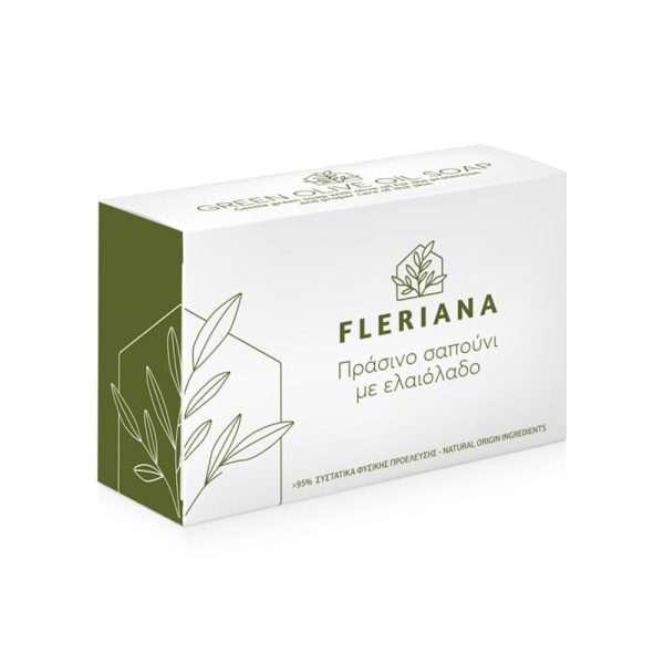 Power Fleriana Μπάρα Σαπούνι Πράσινο 100G