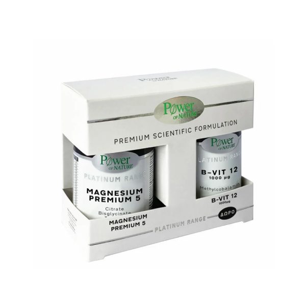 Power Platinum Magnesium Chelated 100Mg 30S Promo (+B-Vit12 1000Μg 20S)