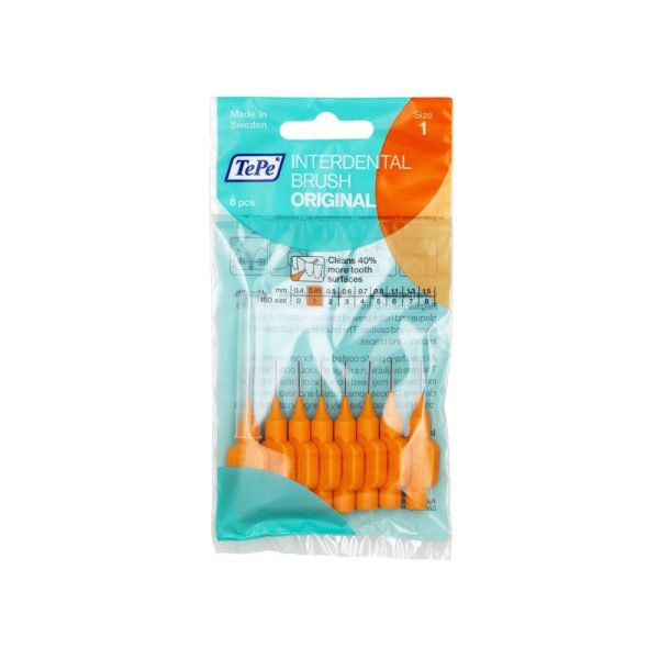 Tepe Μεσοδόντια 0,45mm Πορτοκαλί Xxx-Fine 8τμχ.