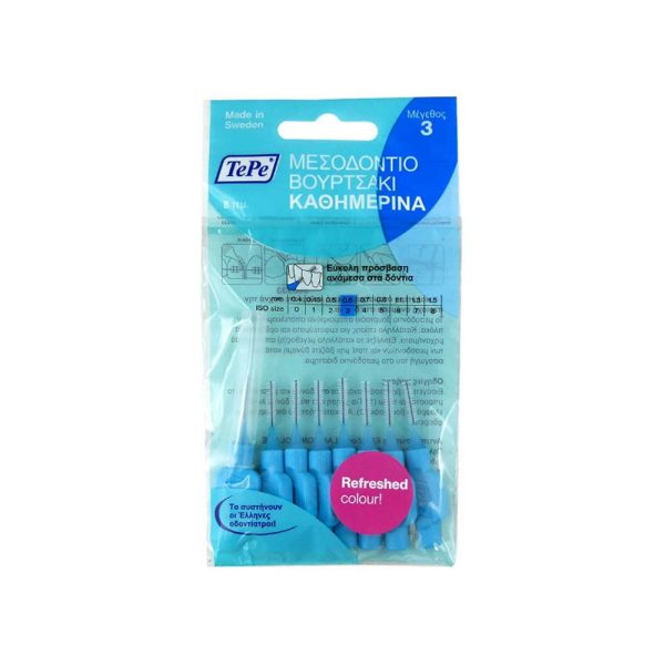 Tepe Μεσοδόντια 0,60mm Μπλε X-Fine 8τμχ.