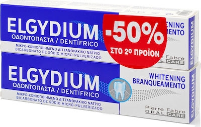 Elgydium Οδοντόκρεμα Whitening Jumbo 100ml X 2 Promo (-50% Στο 2o Προϊόν)