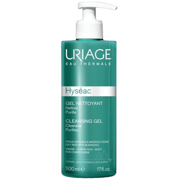 Uriage Hyseac Gel Nettoyant Peau Grasse 500ml 500